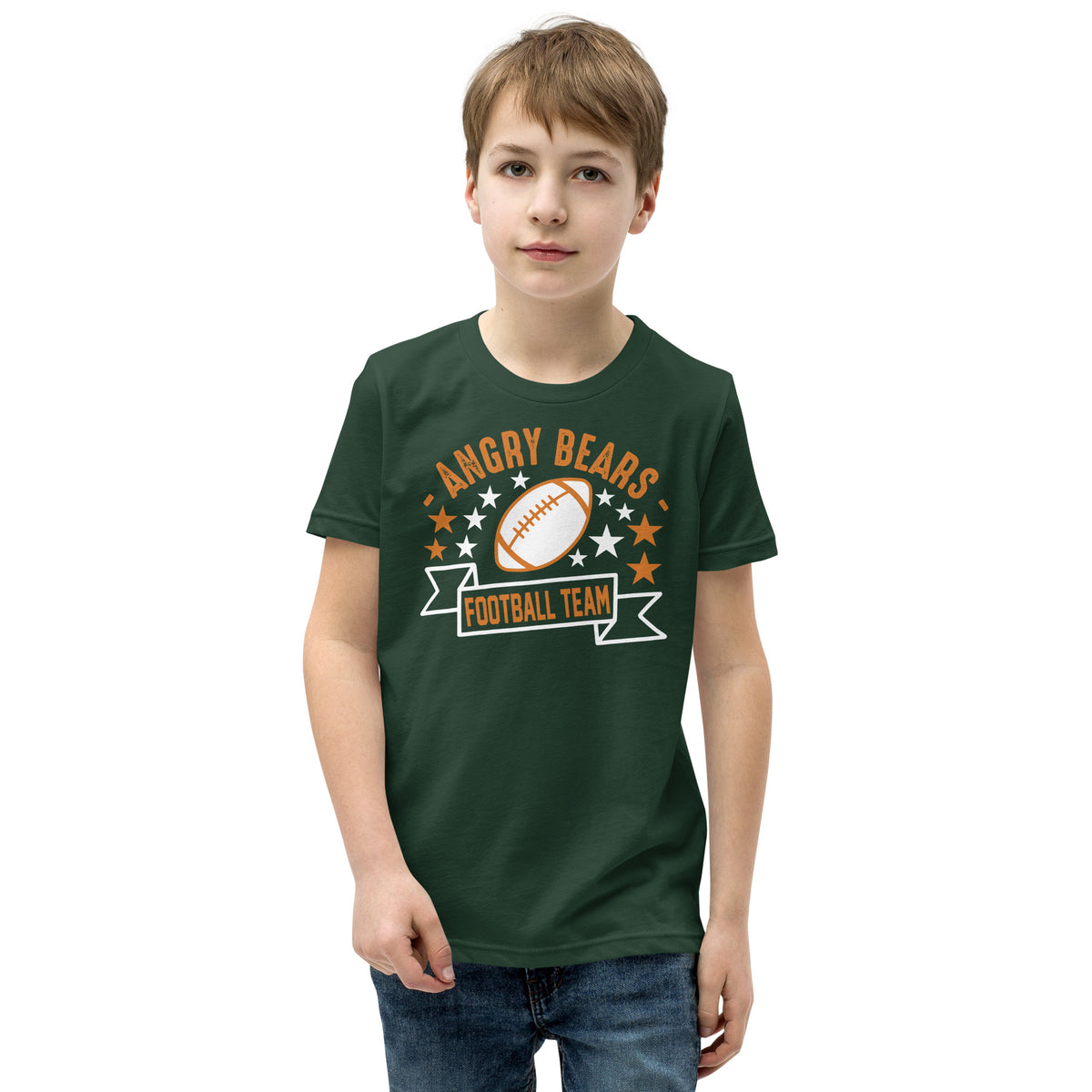 Angry Bears Football Team Kids T-Shirt