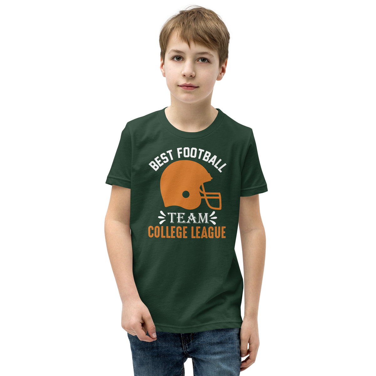 Best Football Team College League Kids T-Shirt