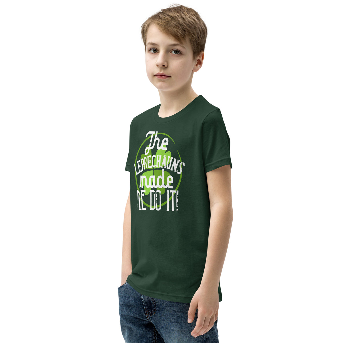 The Leprechauns Made Me Do It St. Patrick's Day Kids T-Shirt