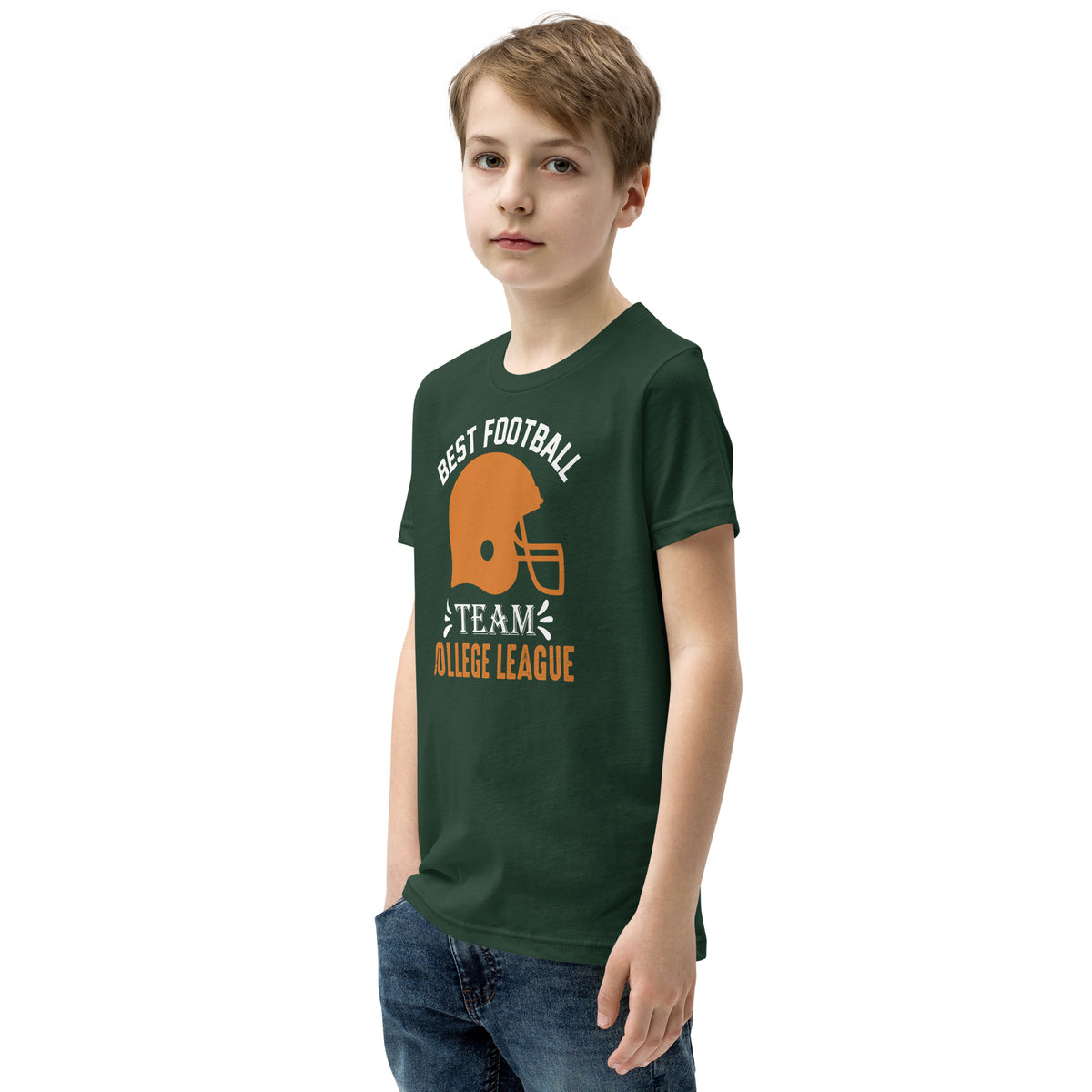 Best Football Team College League Kids T-Shirt