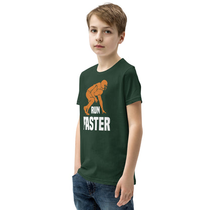 Run Faster Football Kids T-Shirt