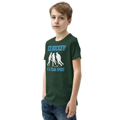 Ice Hockey It's a Team Sport Kids T-Shirt