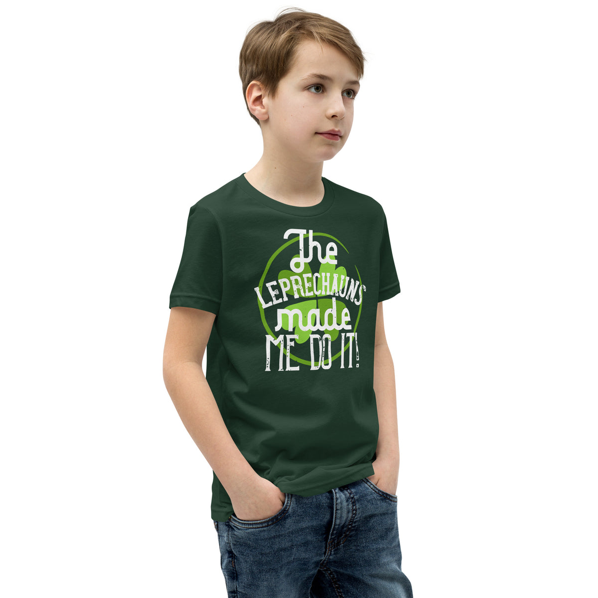 The Leprechauns Made Me Do It St. Patrick's Day Kids T-Shirt