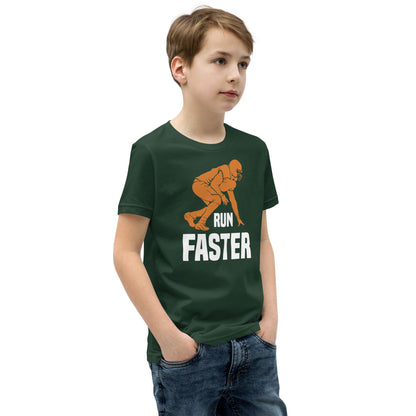 Run Faster Football Kids T-Shirt