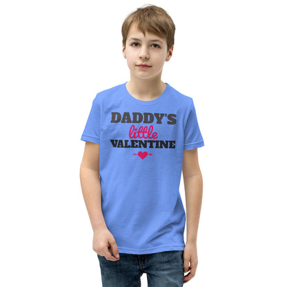 Daddy's Little Valentine Kids T-Shirt