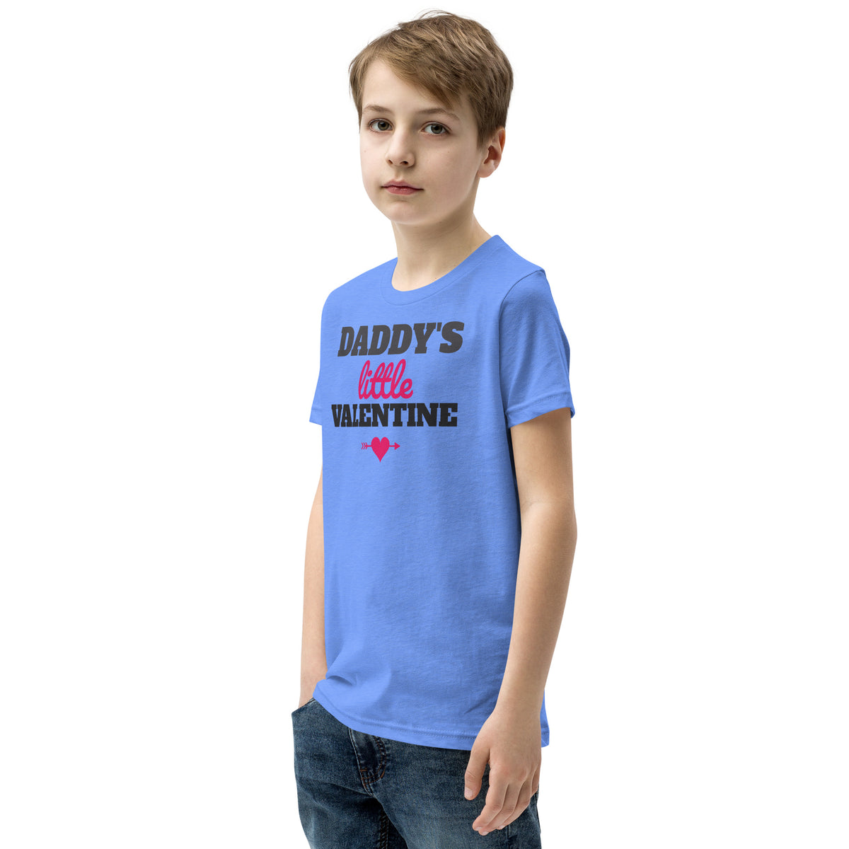Daddy's Little Valentine Kids T-Shirt