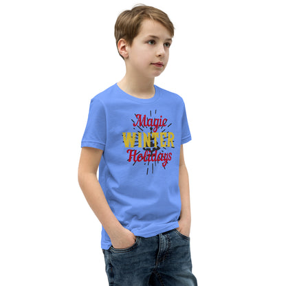 Magic Winter Holidays Christmas Kids T-Shirt