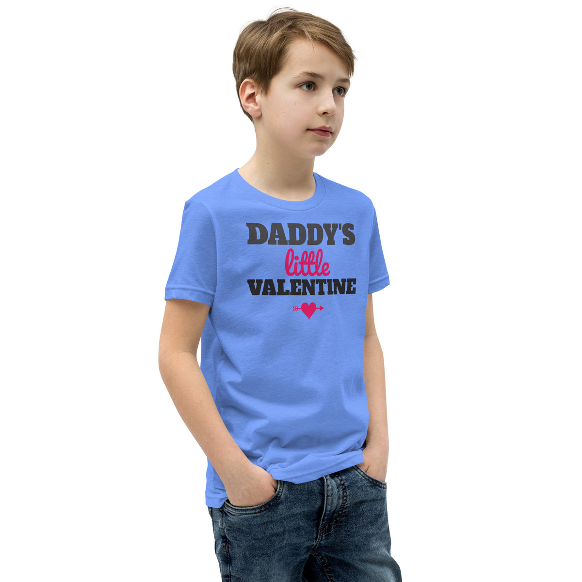 Daddy's Little Valentine Kids T-Shirt