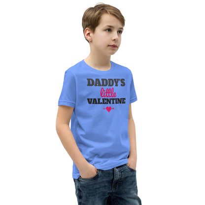 Daddy's Little Valentine Kids T-Shirt