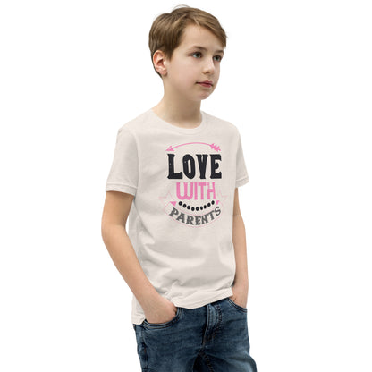 Love with Parents Valentine's Day Kids T-Shirt