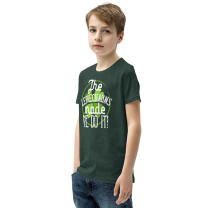 The Leprechauns Made Me Do It St. Patrick's Day Kids T-Shirt