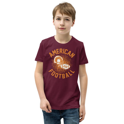 American Football Retro Helmet Kids T-Shirt