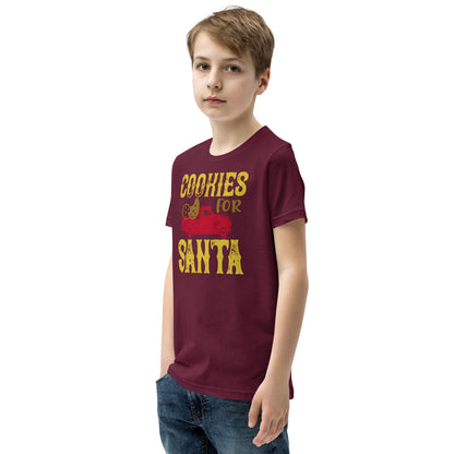 Cookies for Santa Christmas Kids T-Shirt
