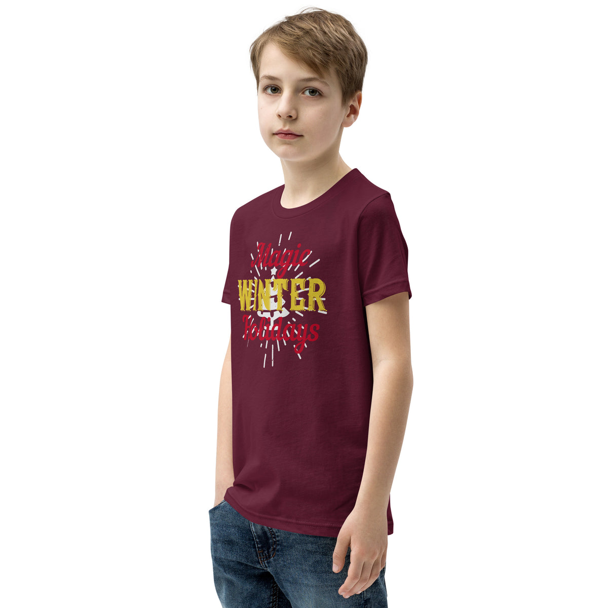 Magic Winter Holidays Christmas Kids T-Shirt