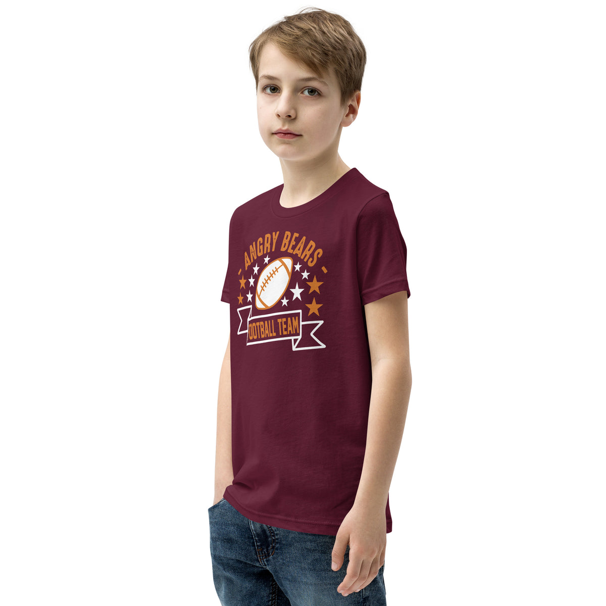 Angry Bears Football Team Kids T-Shirt