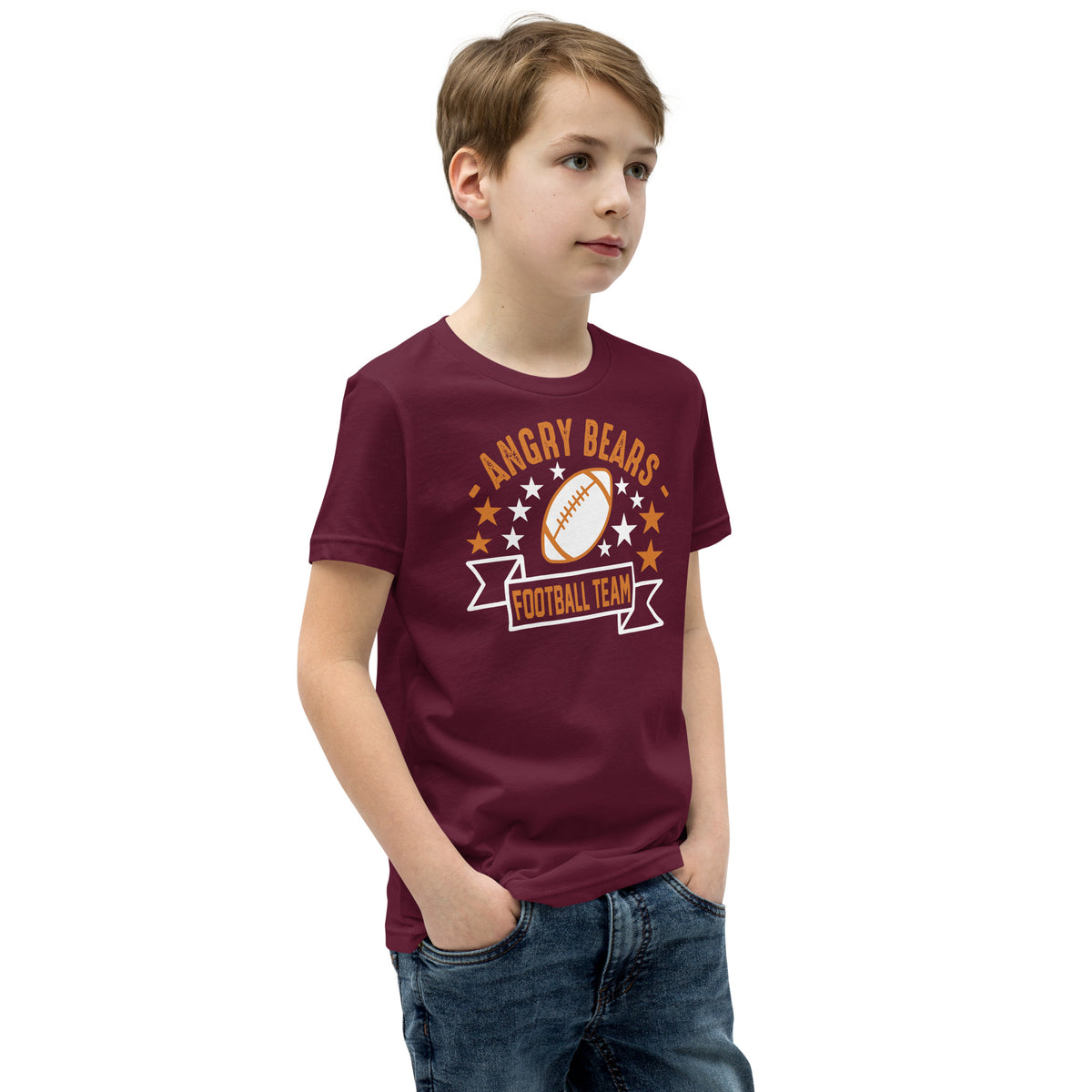 Angry Bears Football Team Kids T-Shirt