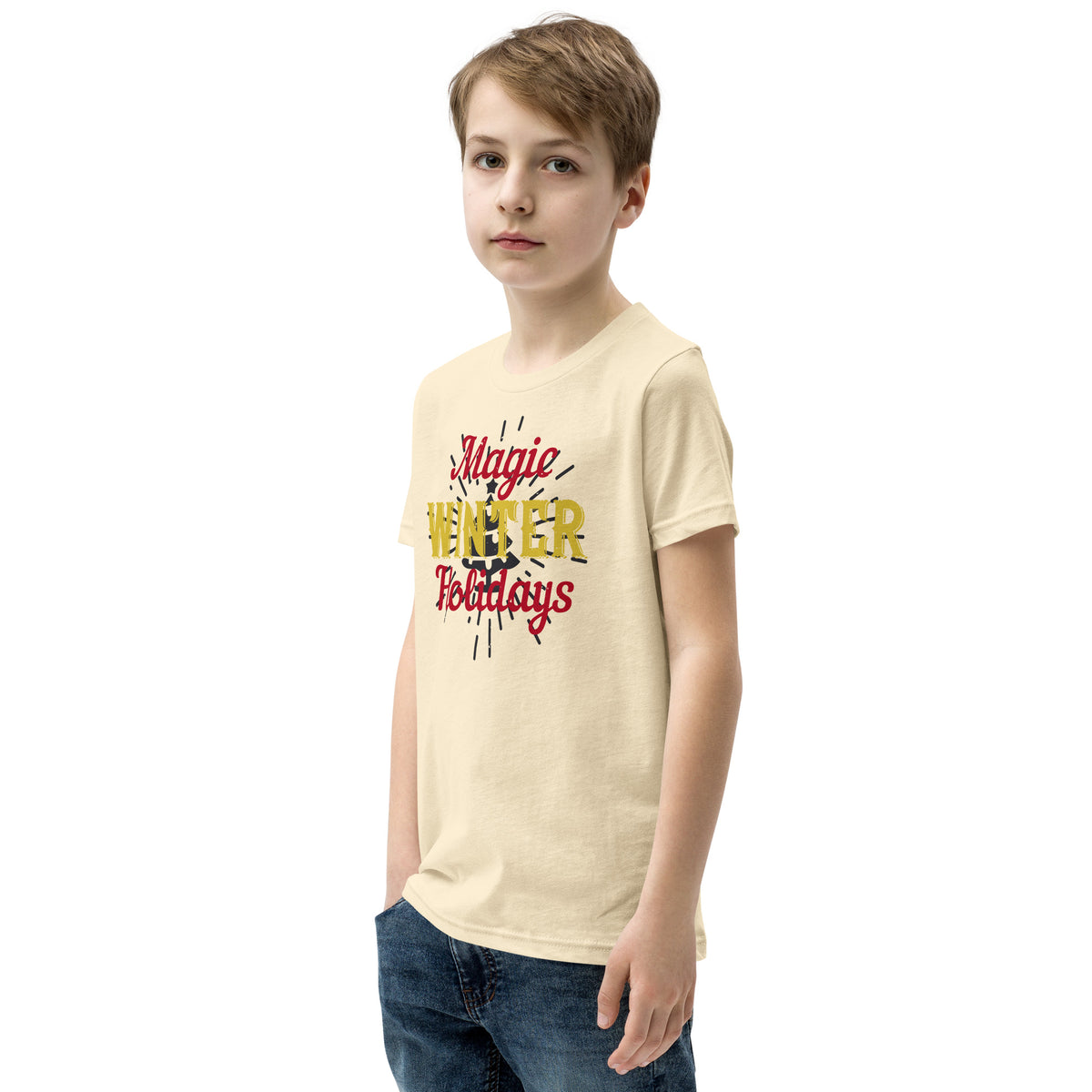 Magic Winter Holidays Christmas Kids T-Shirt