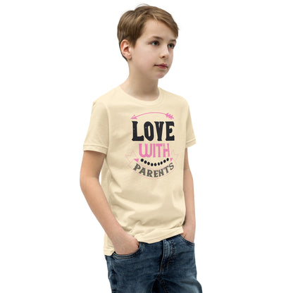 Love with Parents Valentine's Day Kids T-Shirt