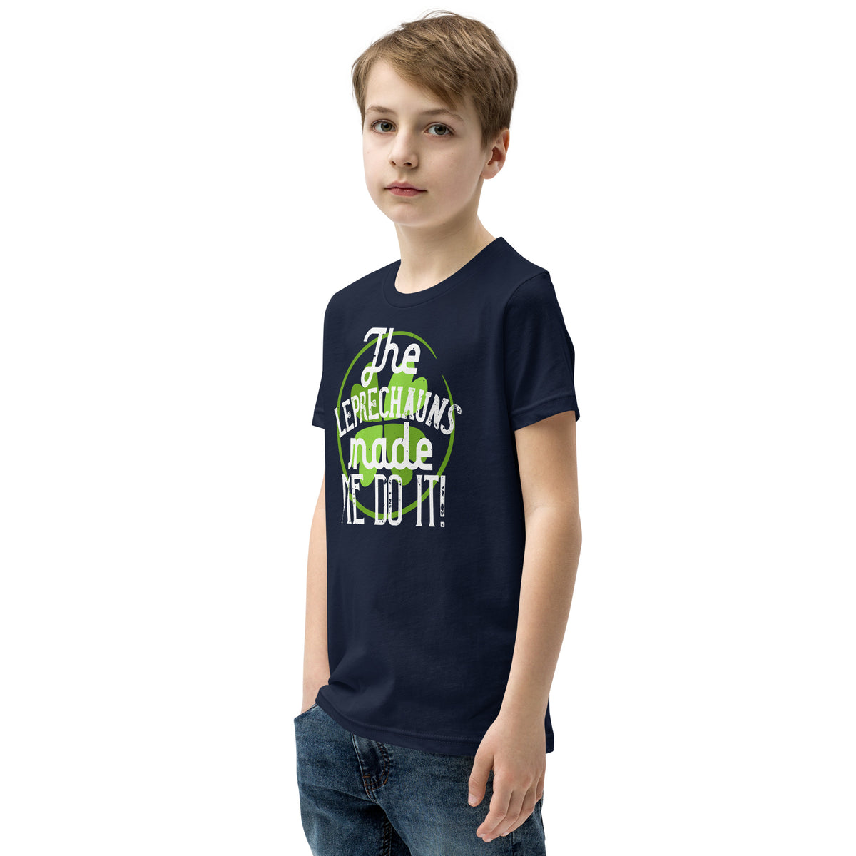 The Leprechauns Made Me Do It St. Patrick's Day Kids T-Shirt