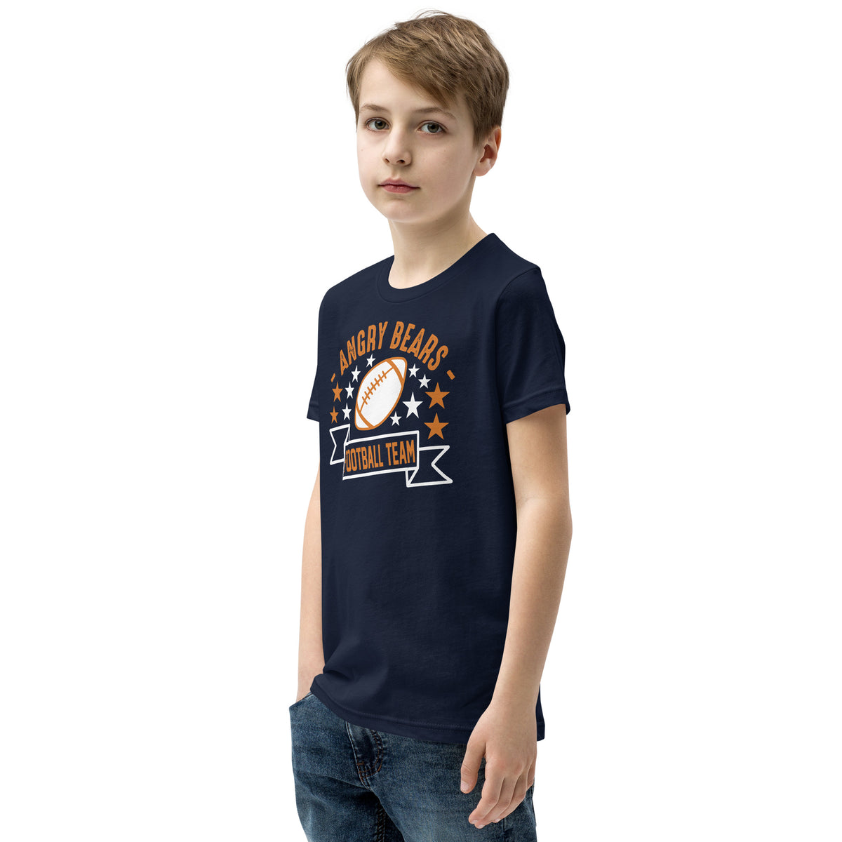 Angry Bears Football Team Kids T-Shirt
