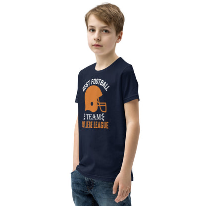 Best Football Team College League Kids T-Shirt