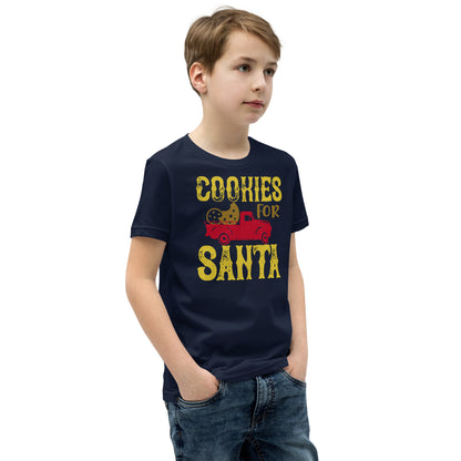 Cookies for Santa Christmas Kids T-Shirt