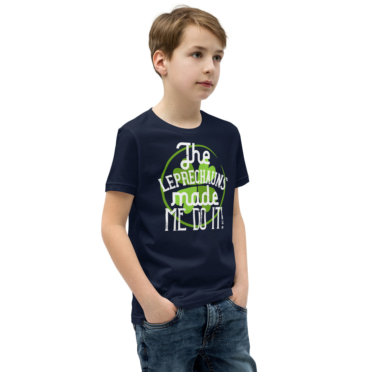 The Leprechauns Made Me Do It St. Patrick's Day Kids T-Shirt