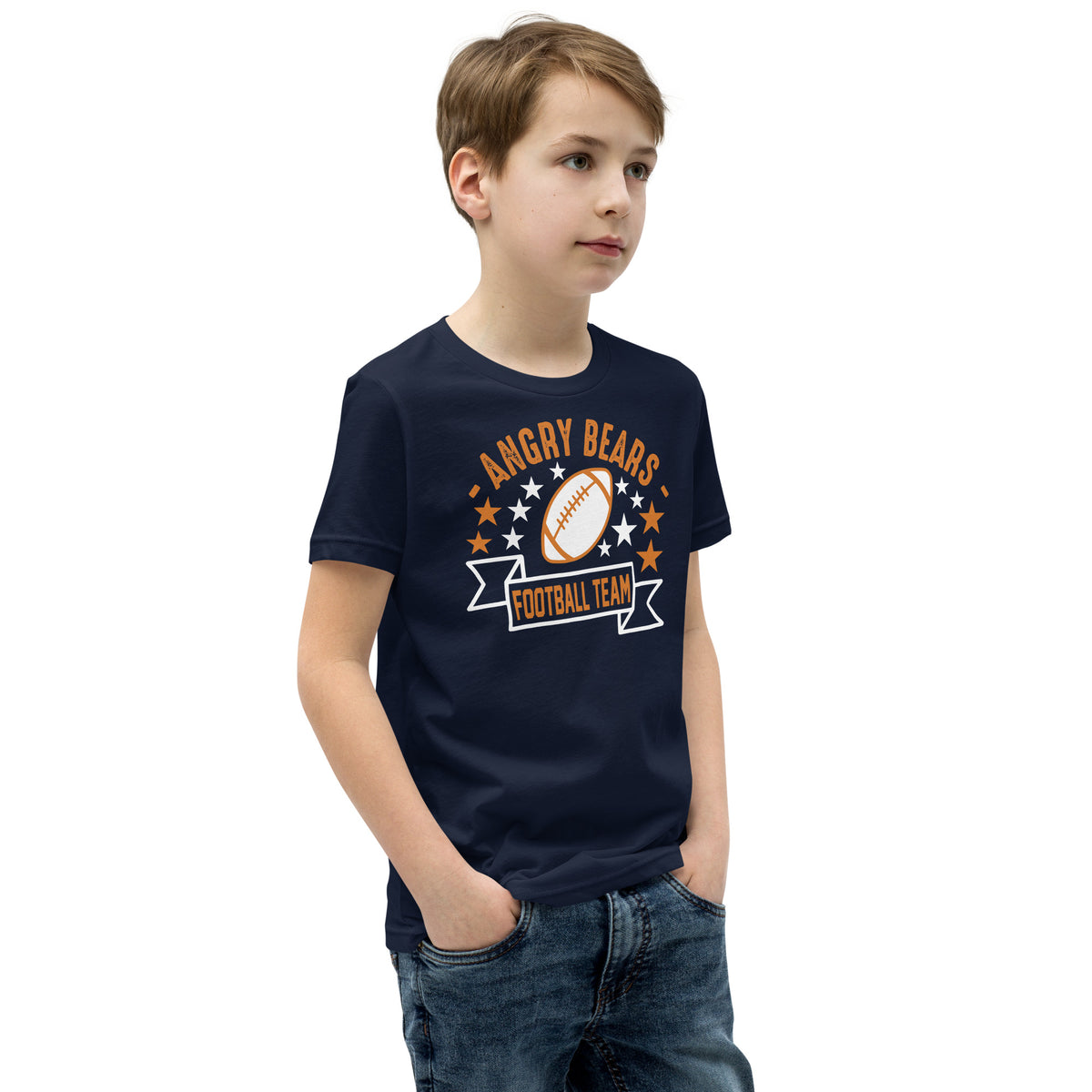 Angry Bears Football Team Kids T-Shirt