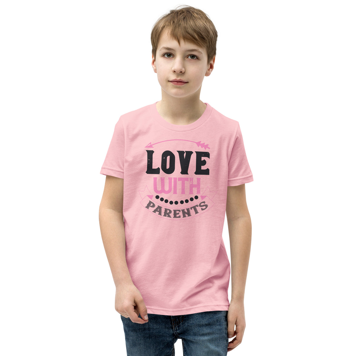 Love with Parents Valentine's Day Kids T-Shirt