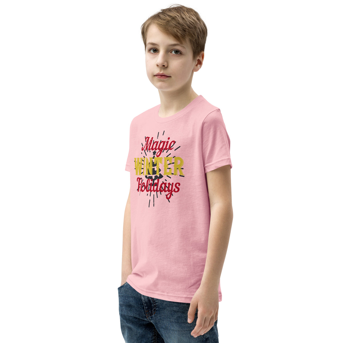 Magic Winter Holidays Christmas Kids T-Shirt