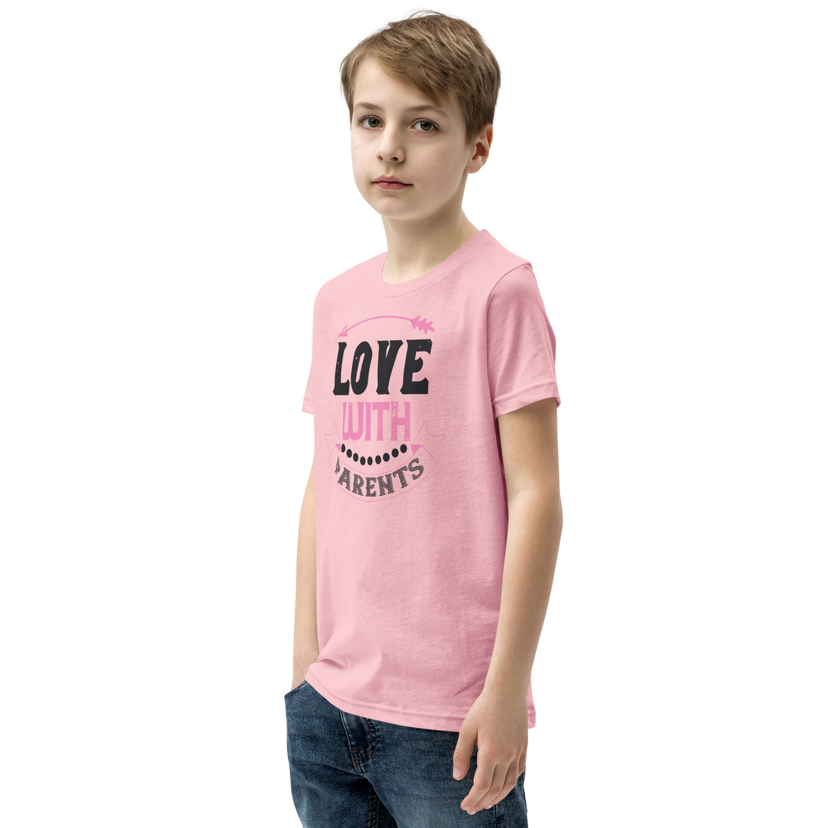 Love with Parents Valentine's Day Kids T-Shirt
