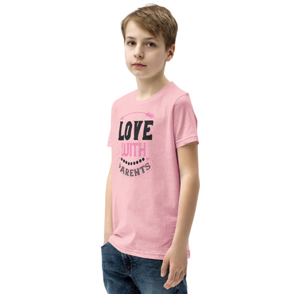 Love with Parents Valentine's Day Kids T-Shirt