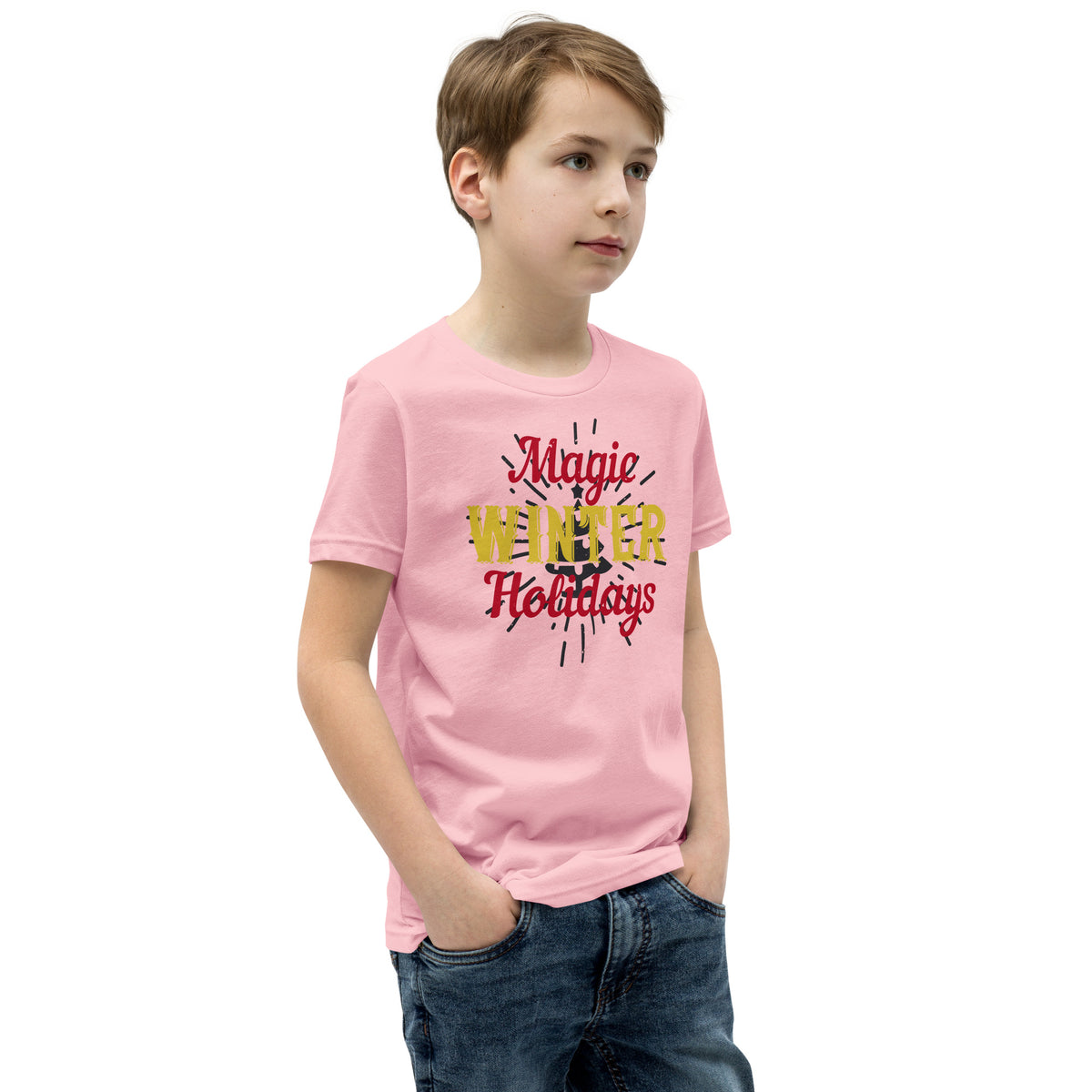 Magic Winter Holidays Christmas Kids T-Shirt