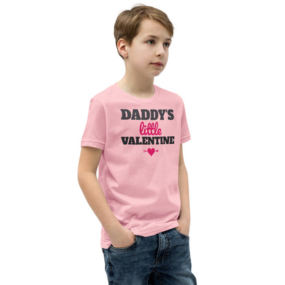 Daddy's Little Valentine Kids T-Shirt
