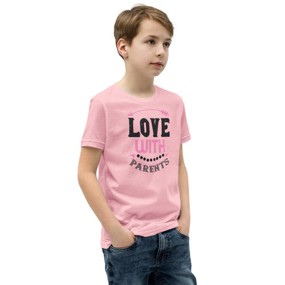 Love with Parents Valentine's Day Kids T-Shirt
