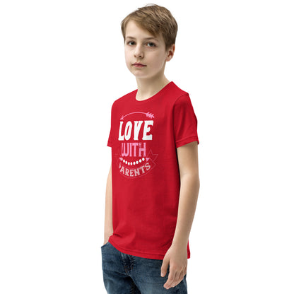 Love with Parents Valentine's Day Kids T-Shirt