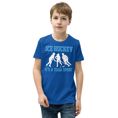 Ice Hockey It's a Team Sport Kids T-Shirt
