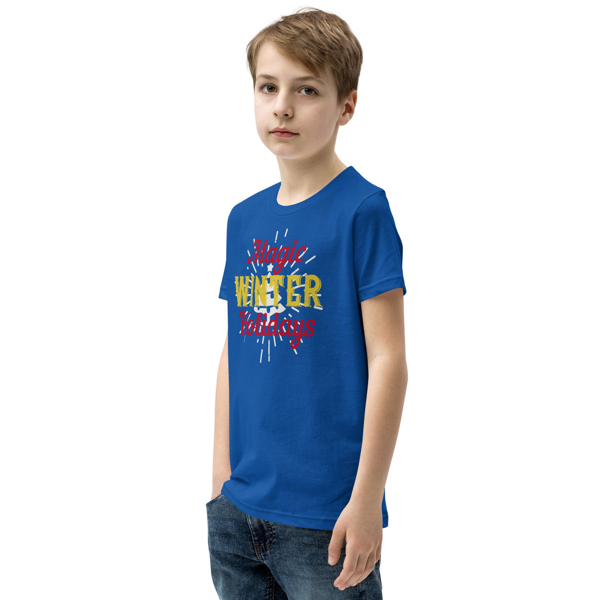 Magic Winter Holidays Christmas Kids T-Shirt