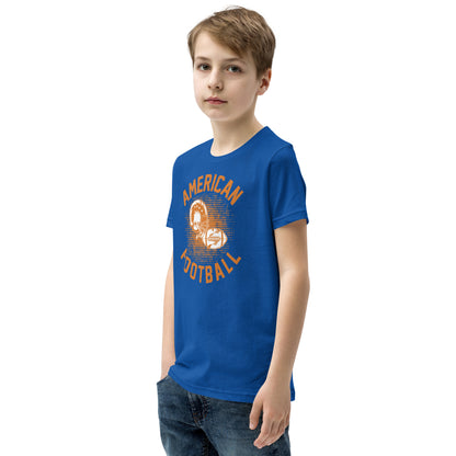 American Football Retro Helmet Kids T-Shirt