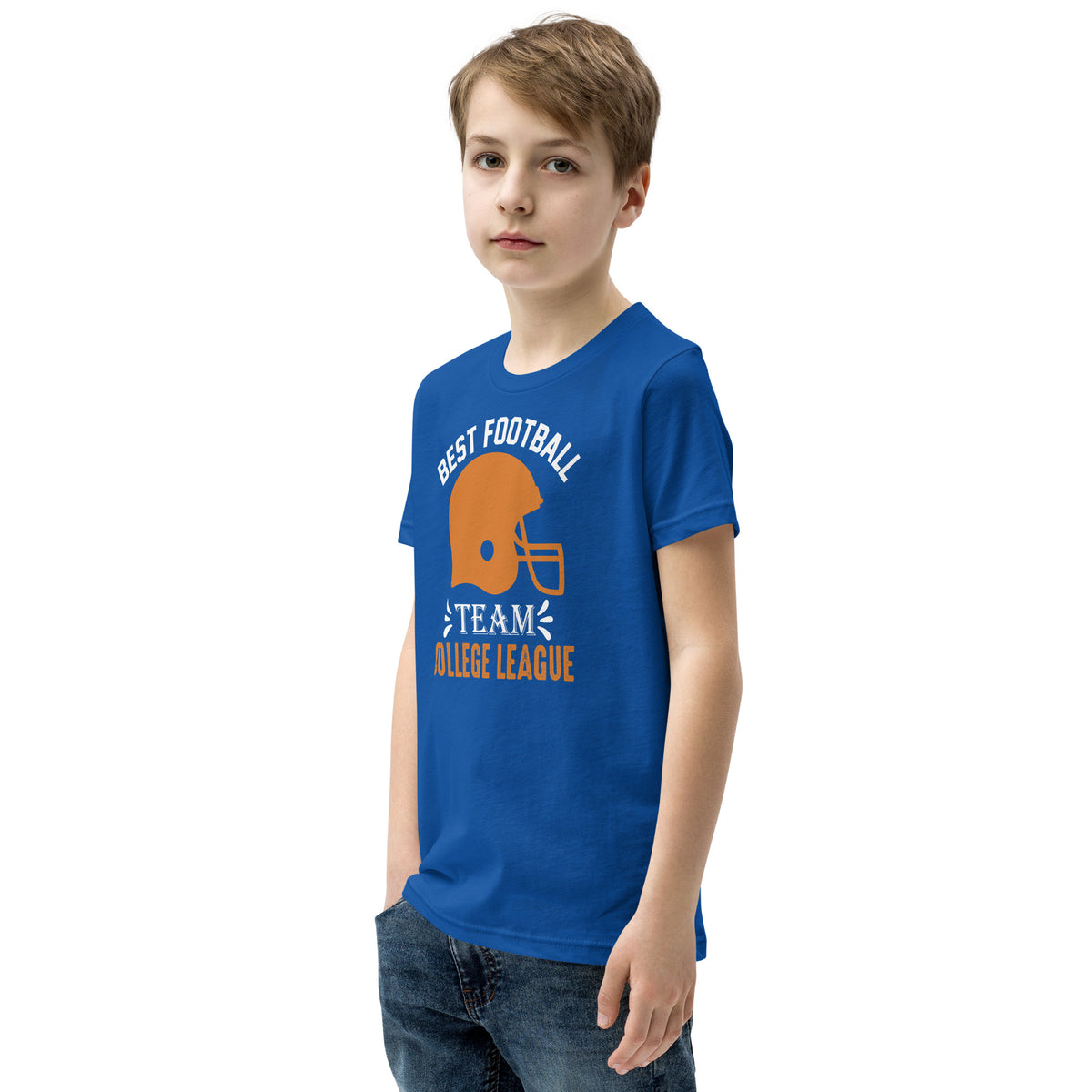 Best Football Team College League Kids T-Shirt