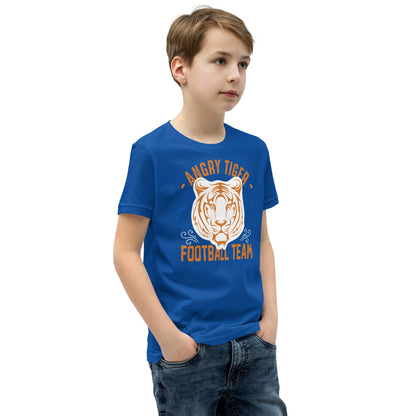 Angry Tiger Football Team Kids T-Shirt