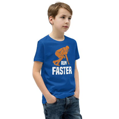 Run Faster Football Kids T-Shirt