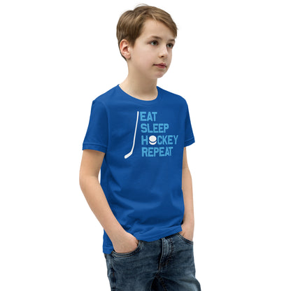 Eat Sleep Hockey Repeat Kids T-Shirt