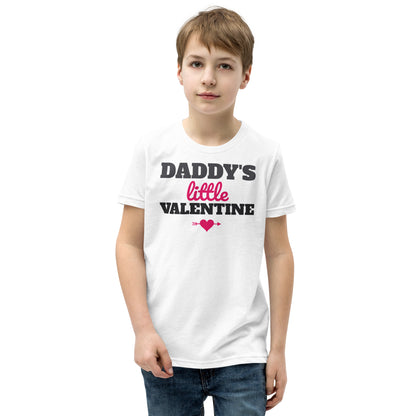 Daddy's Little Valentine Kids T-Shirt