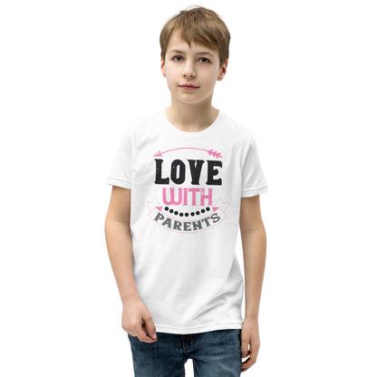Love with Parents Valentine's Day Kids T-Shirt