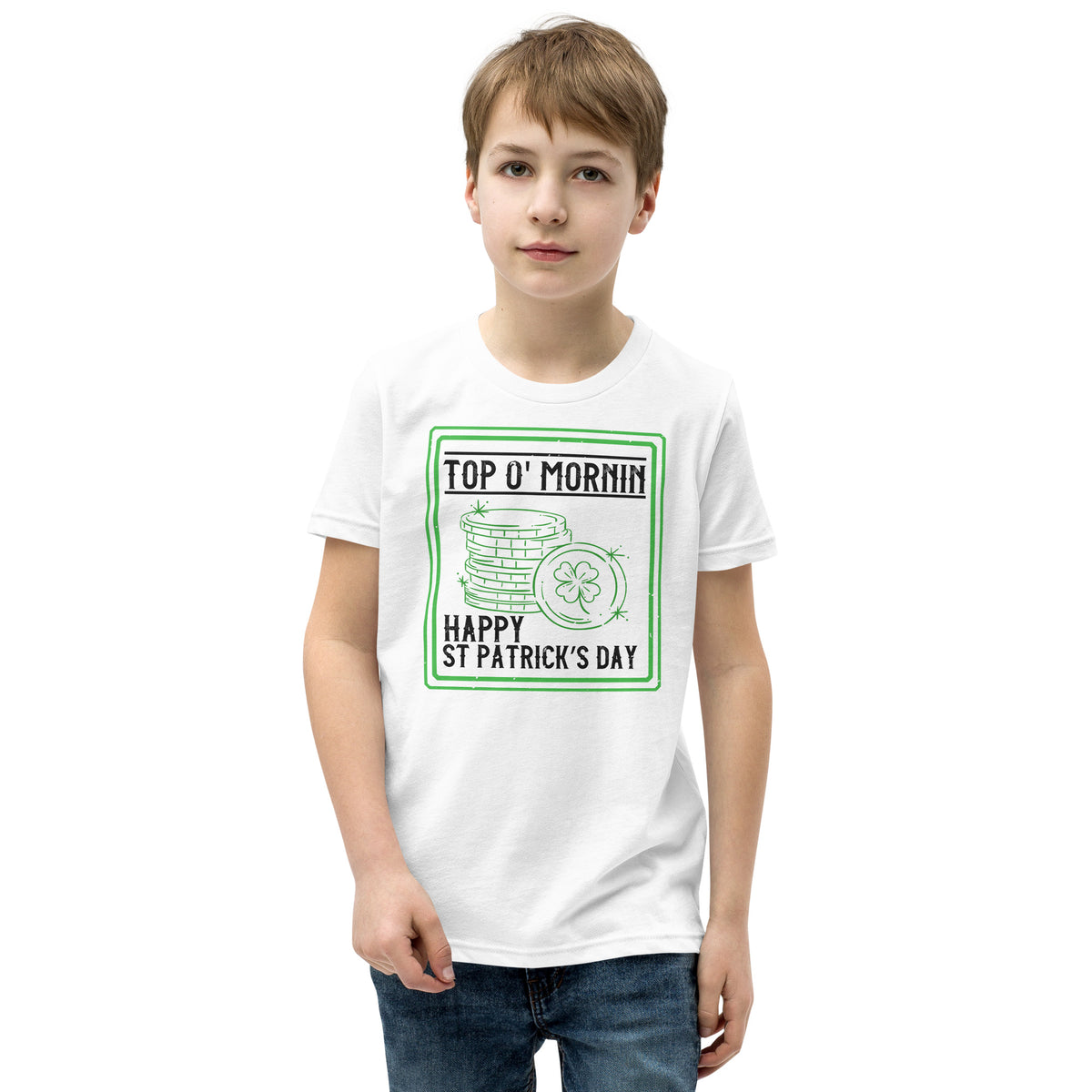 Top O' Mornin' Happy St. Patrick's Day Kids T-Shirt