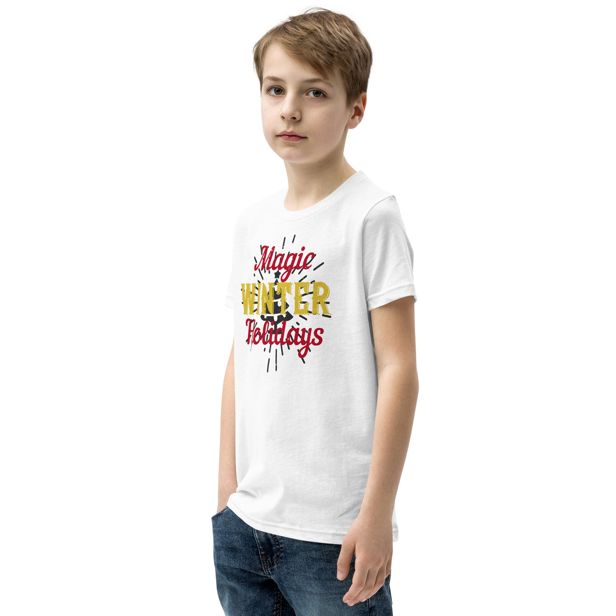 Magic Winter Holidays Christmas Kids T-Shirt