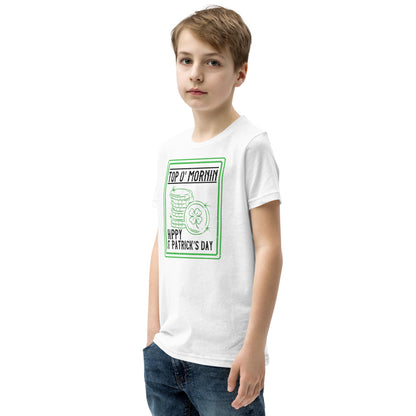 Top O' Mornin' Happy St. Patrick's Day Kids T-Shirt