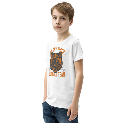 Angry Tiger Football Team Kids T-Shirt
