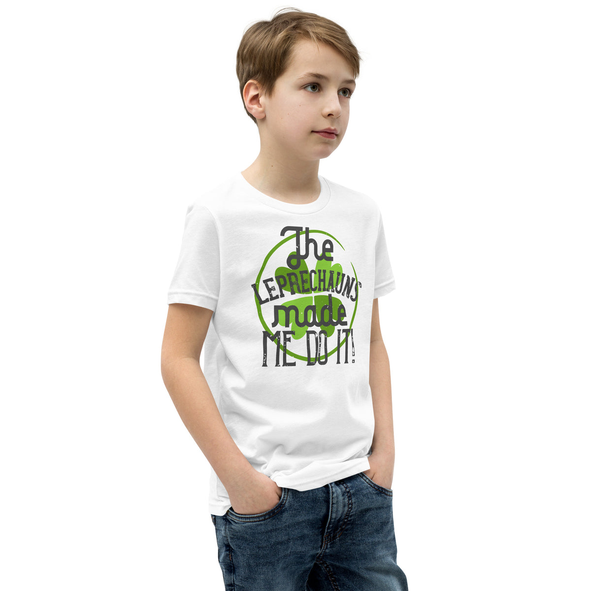 The Leprechauns Made Me Do It St. Patrick's Day Kids T-Shirt